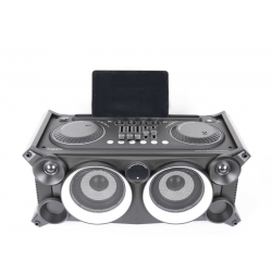 Boombox z akumulatorem, 120W, Ibiza, SPLBOX200-BK